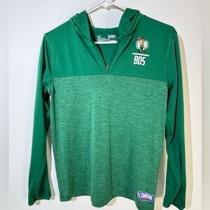 Under Armour Combine Boston Celtics NBA Hoodie Green Youth L